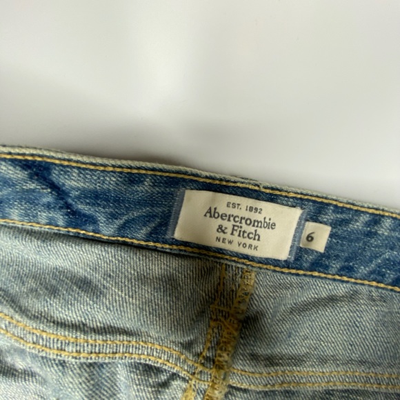 Abercrombie & Fitch Denim Mini Skirt Y2K 6 - Picture 4 of 5